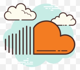 Soundcloud Icon In Style - Vertical png