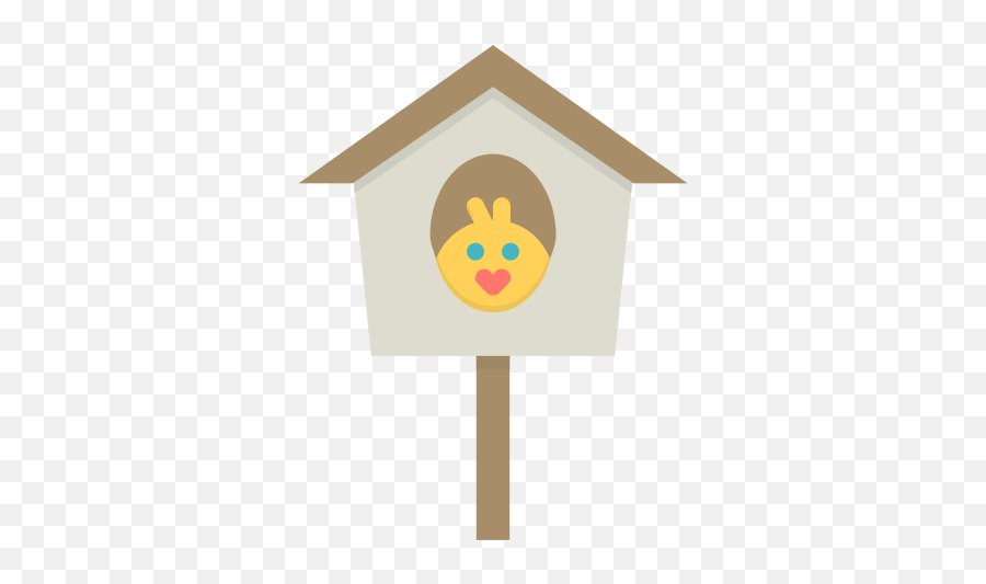 Birdhouse Chicken Bird Sparrow Spring Nest Free Icon Of - Kandang Burung Kartun Png,Bird House Icon