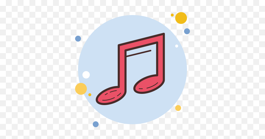 Music Icon In Circle Bubbles Style - Music Icon Aesthetic Icons8 Png,Blue Music Icon