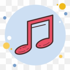 Music Icon In Circle Bubbles Style - Icon Aesthetic Icons8 png