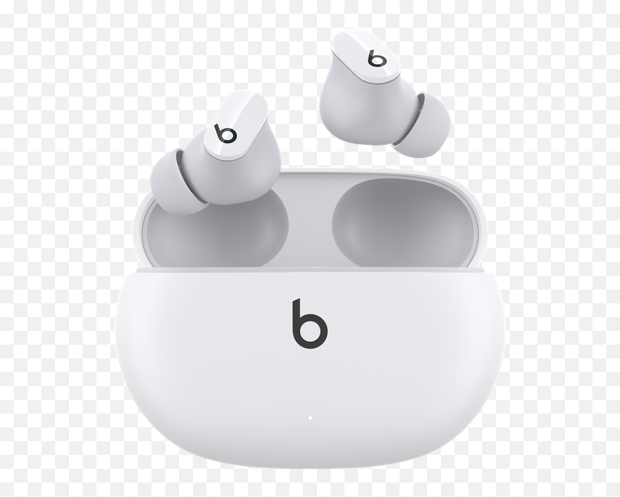 True Wireless Headphones In White Aocom - Beats Studio Buds White Png,Jlab Audio Jbuds Air Icon
