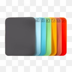 Bamboo Cutting Board W 7 Color - Coded Cutting Mats Cutting Board Png,Cutting Board Icon