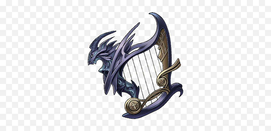 Dragon Harp Of Silence Sinoalice Wiki - Gamepress Dragon Harp Png,Harp Icon