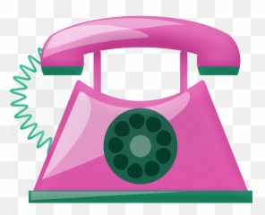 Pink Telephone Retro Communication - Free image Pixabay png