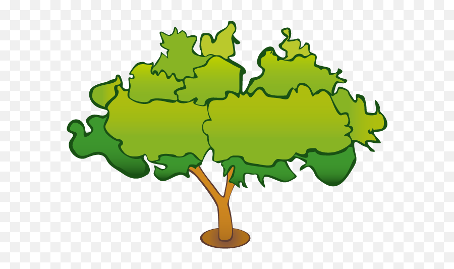 Almond Vector Tree Picture - Vector Graphics Png,Tree Canopy Png