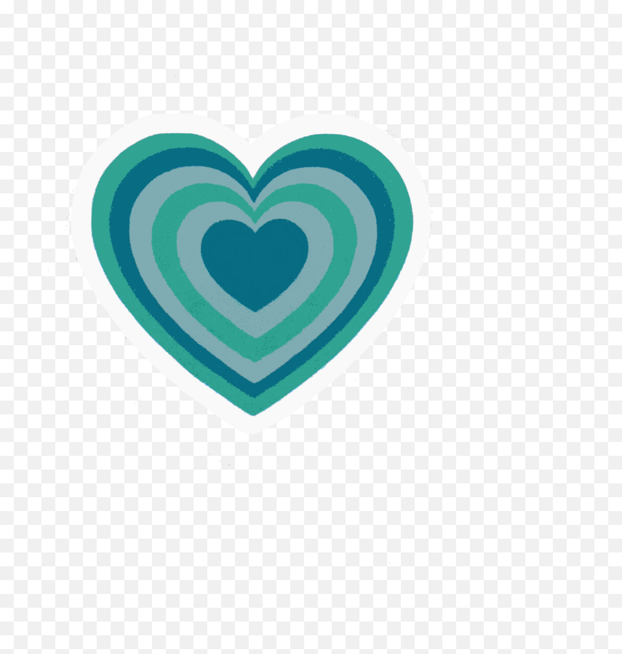 Teal Heart Sticker - Girly Png,Instagram Love Icon
