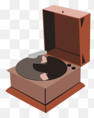 Phonograph Player Clipart - Gramophone Vector png