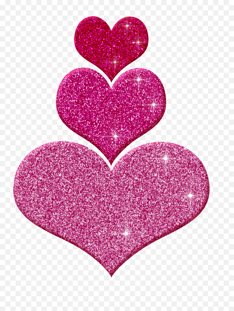 Free Digital Heart Png Download Clip Art - Glitter Pink Heart Clipart,Facebook Heart Png