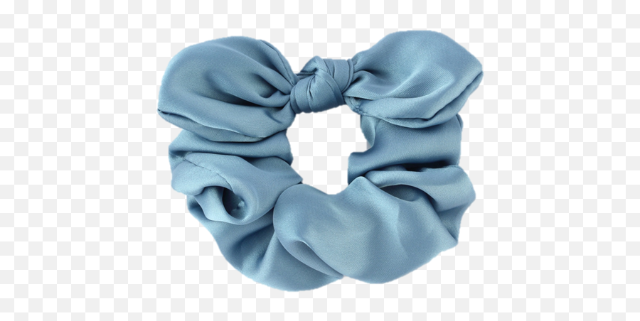 Britts Bows Satin Knot Scrunchie - Light Teal Scarf Png,Scrunchie Png