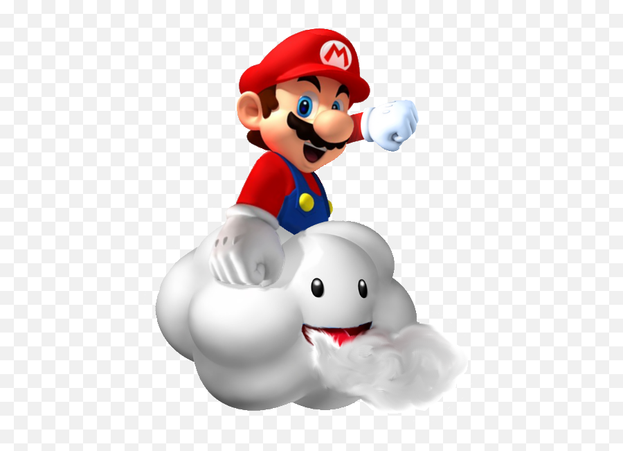 Clipart Cloud Super Mario - Mario On Cloud Png,Mario Transparent