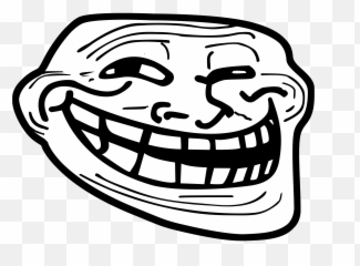 Pixilart - Trollface by SuperMarioGirl Face png