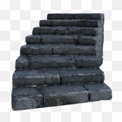 Stairs Stone Grass - Old Png