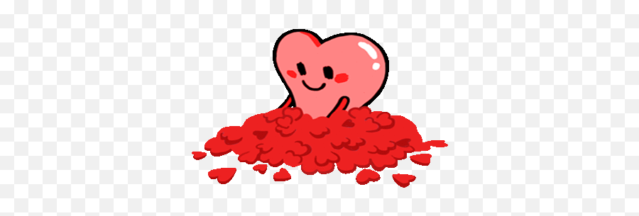 Heart Pile - Cute Heart Animation Png,Heart Gif Transparent