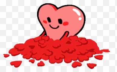 Heart Pile - Cute Animation png