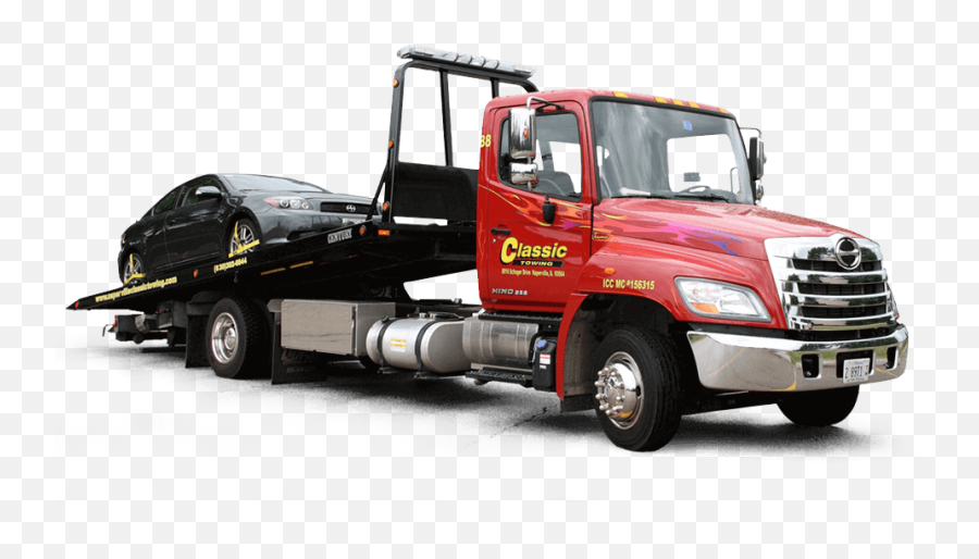Classic Towing - Flatbed Tow Truck Side Png,Tow Truck Png
