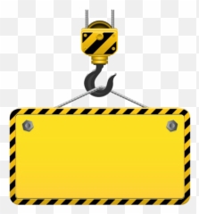 Blank Construction Sign Transparent - Png