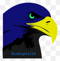 Blue Eagle New Logo Clip Art - Vector Clip Art Eagle Blue Png,Eagle Head Logo