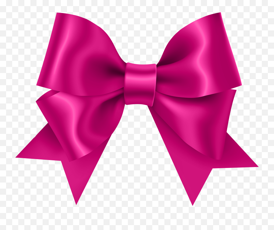 Pink Bow Transparent Png Ribbon