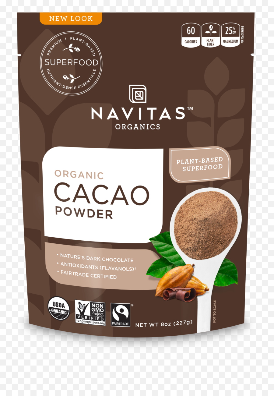 Cacao Powder - Navitas Cacao Powder Png,Cocoa Png