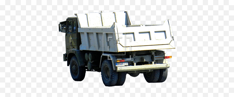 Dump Truck Back View - Truck Png Back View,Dump Truck Png