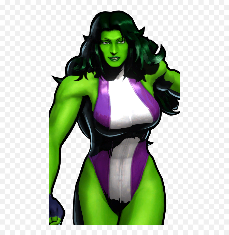 35938 - Ultimate Marvel Vs Capcom 3 She Hulk Png,She Hulk Png