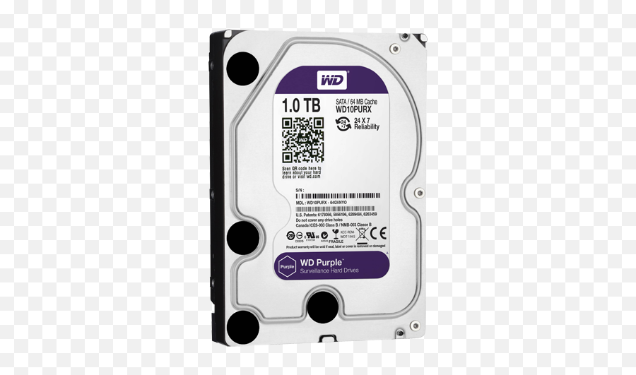 Hd1tb - Hard Disk 2tb Purple Png,Hard Drive Png
