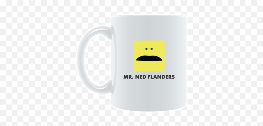 Tash Store Movember Mr Ned Flanders - Mug For Movember Mr Men And Little Miss Png,Ned Flanders Png