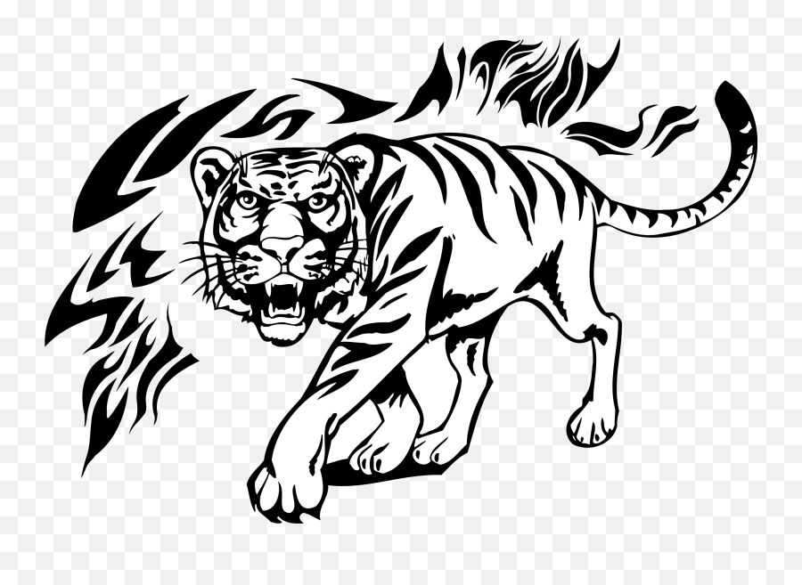Tiger Lion Tattoo Decal - Vector Tiger Png Download 2691 Tiger And Lions Logo Vector,Lion Tattoo Png