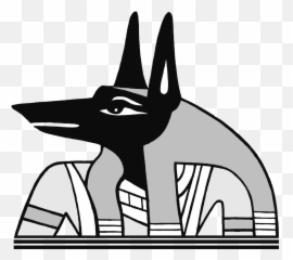 Monochrome Photography Cartoon Dog - Jackal Png Download Black Jackal,Jackal Png