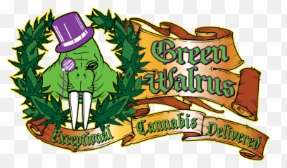Green Walrus Delivery - Illustration Png,Walrus Png