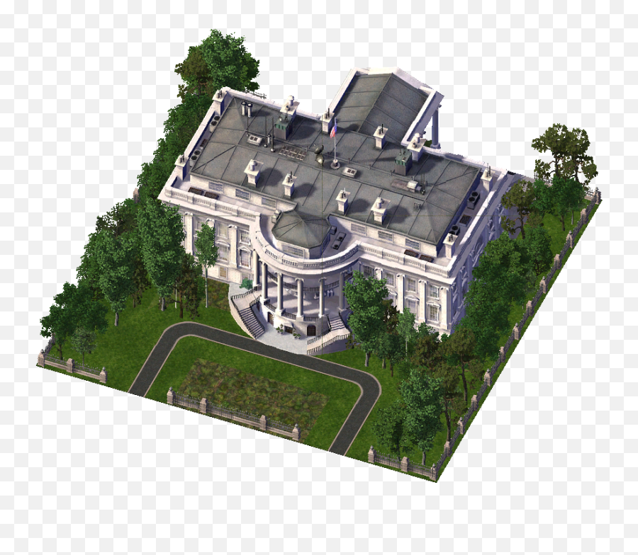 The White House Png Transparent Free - Simcity 4 Mayor House,The White House Png