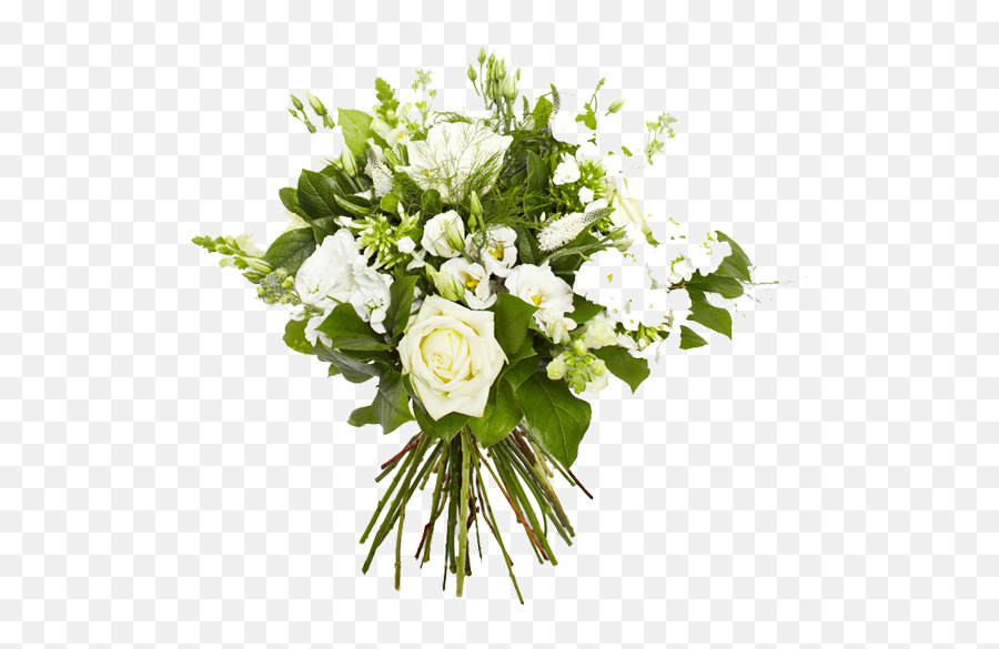 Download Hd Png Freeuse Bouquet Transparent White - Flower White Flower Bouquet Png,White Flower Transparent