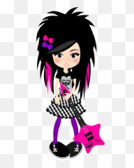 Emo Png - Girl Cute Rock Png,Bangs Png