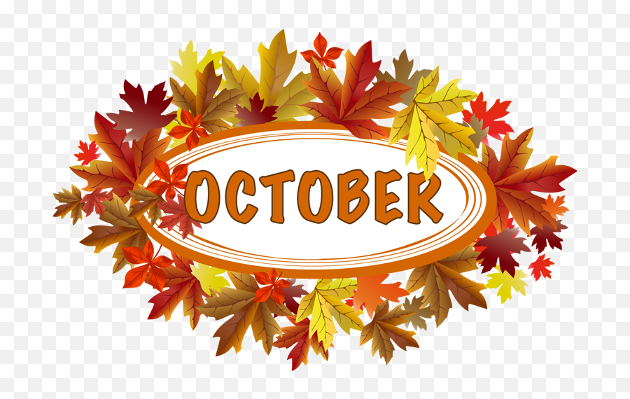 October 2019 In - October Clipart Png,October Png