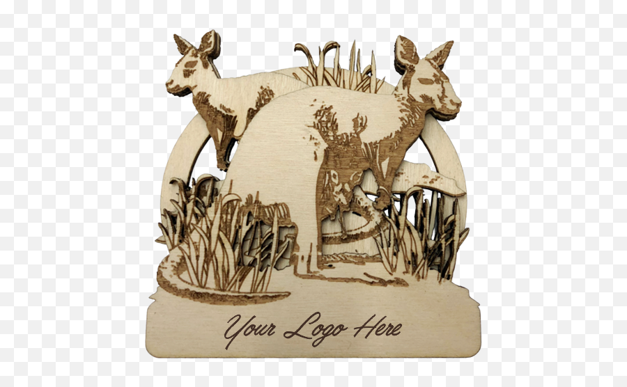 Kangaroos Bamboo Magnet Australian Souvenirs And Marketing - Animal Figure Png,Kangaroo Logo