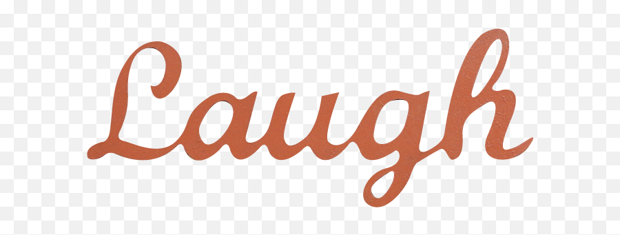 the word laugh png