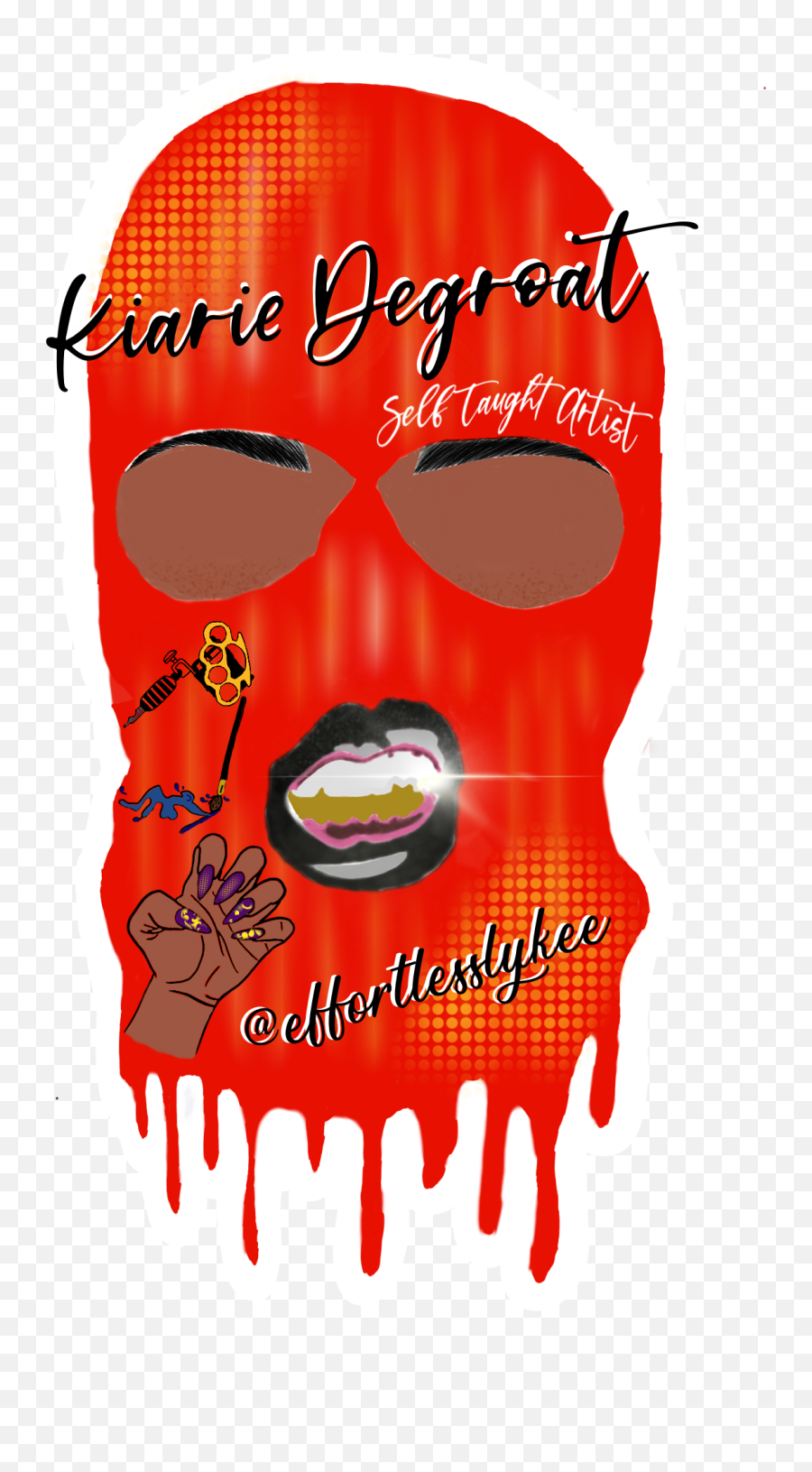 Home Nails And Ink - Fictional Character Png,Ski Mask Transparent