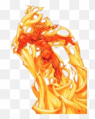 Download Skottie Young Human Torch - Full Size Png Image,Human Torch Png