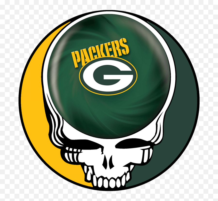 Green Bay Packers Skull Logo Iron - Brooklyn Cyclones Steal Your Face Logo Png,Packers Logo Png