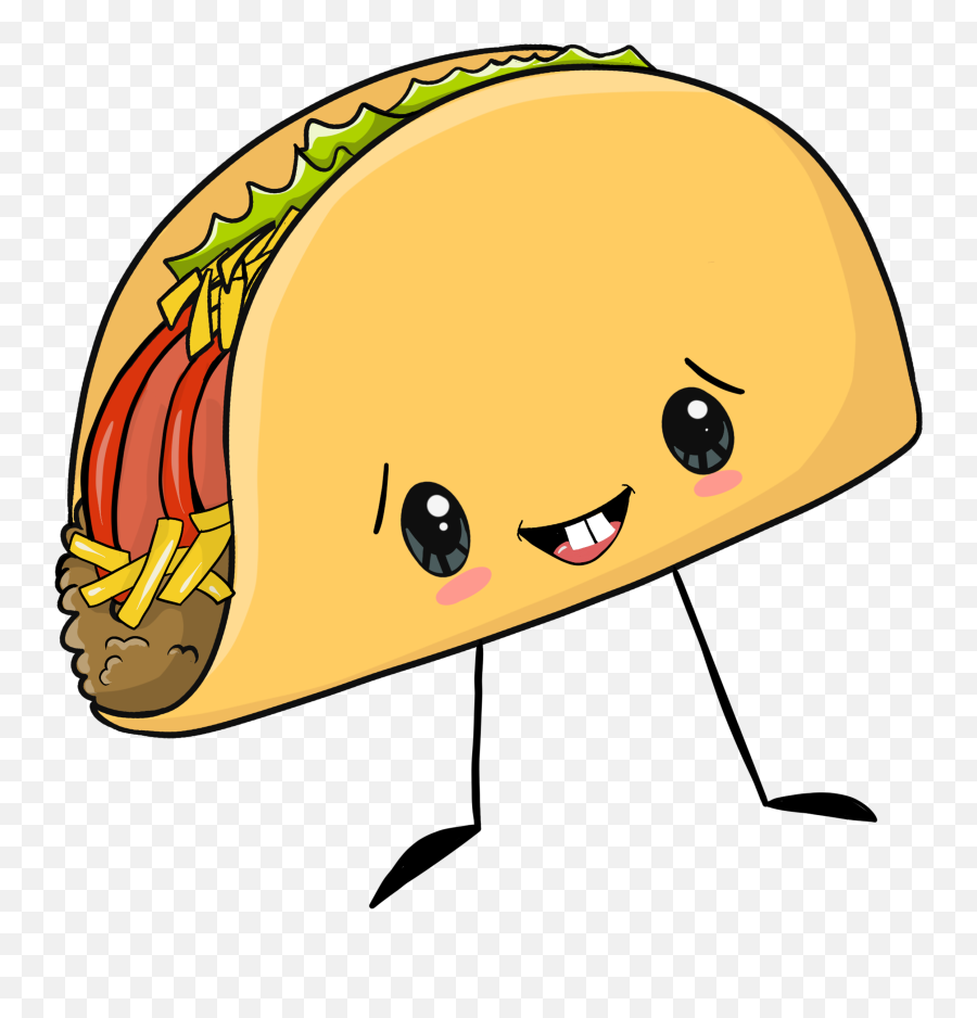 Popular And Trending Taco Stickers Picsart - Transparent Cartoon Snacks Png,Taco Emoji Png