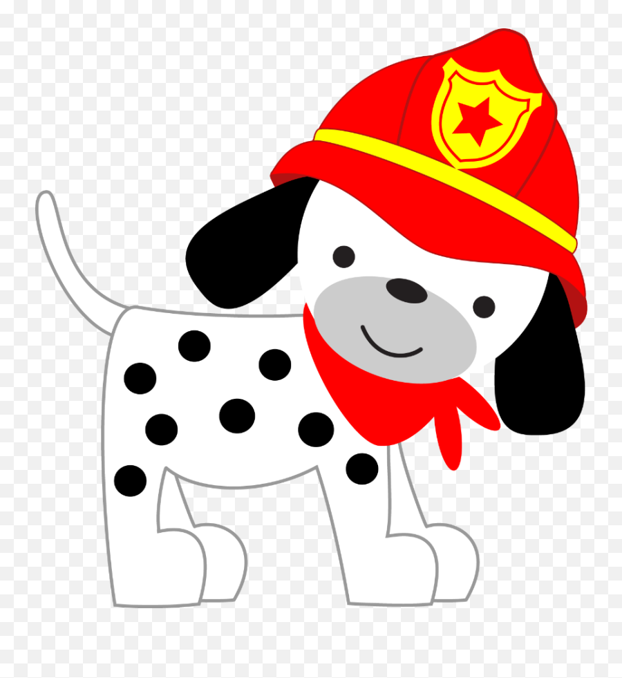 Firefighter Clipart Dalmatian - Dalmatian Fire Dog Clipart Png,Dalmatian Png