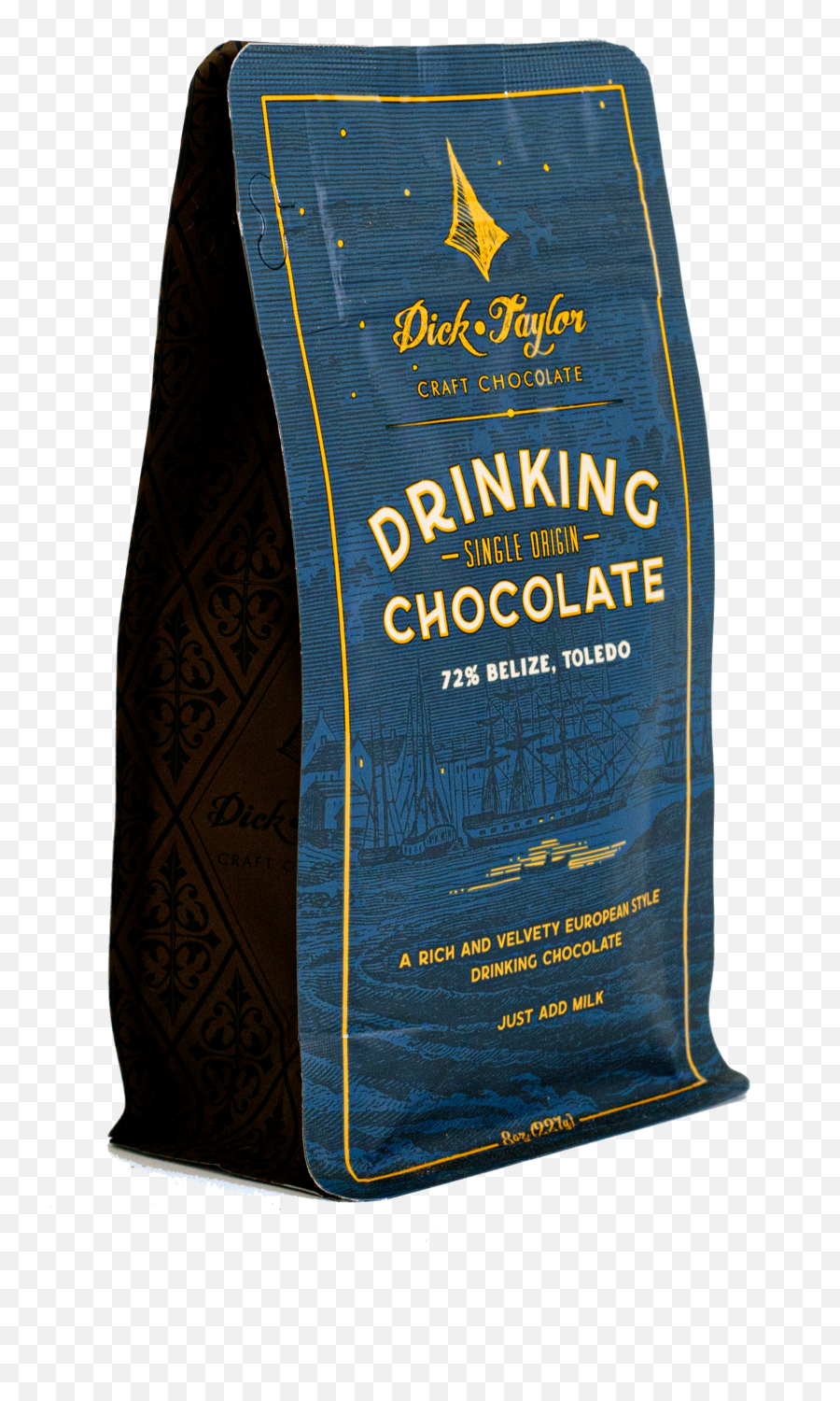 Single Origin Drinking Chocolate 72 Belize - Dick Taylor Drinking Chocolate Png,Transparent Dick