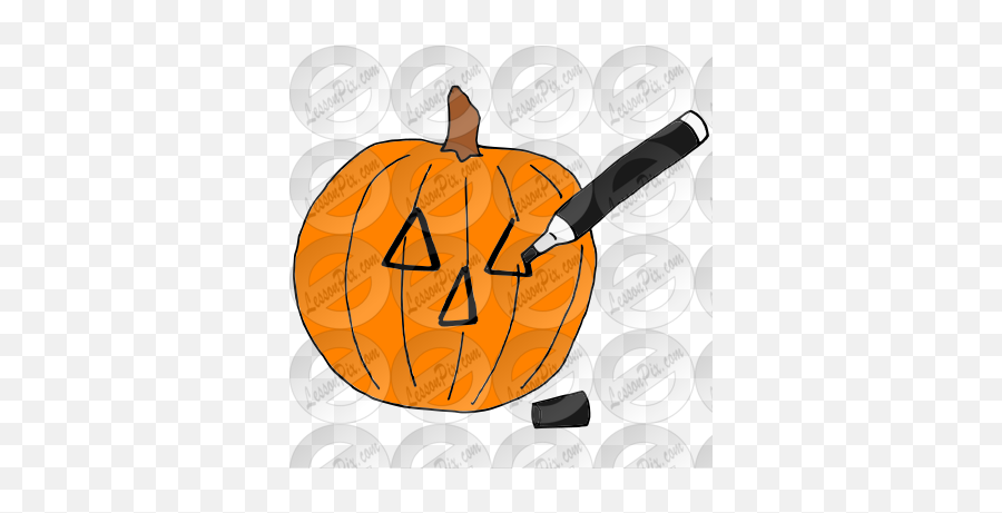 Draw Pumpkin Face Picture For Classroom Png