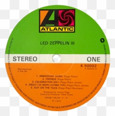 God Released Their Number Iii Album 50 - Led Zeppelin Atlantic Records png