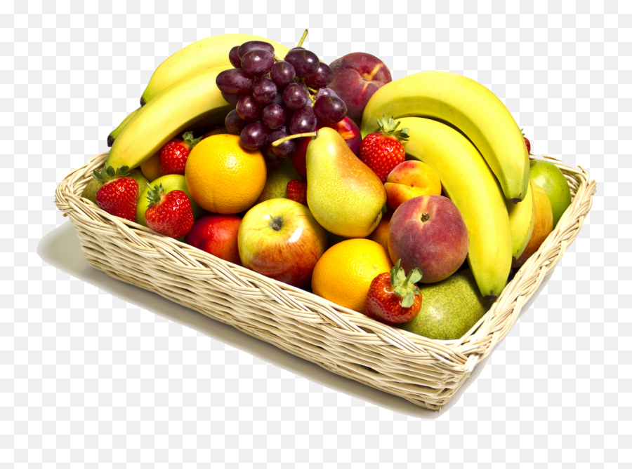 Fruits In Basket Transparent Images - Fresh Fruit And Nuts Png,Basket Png