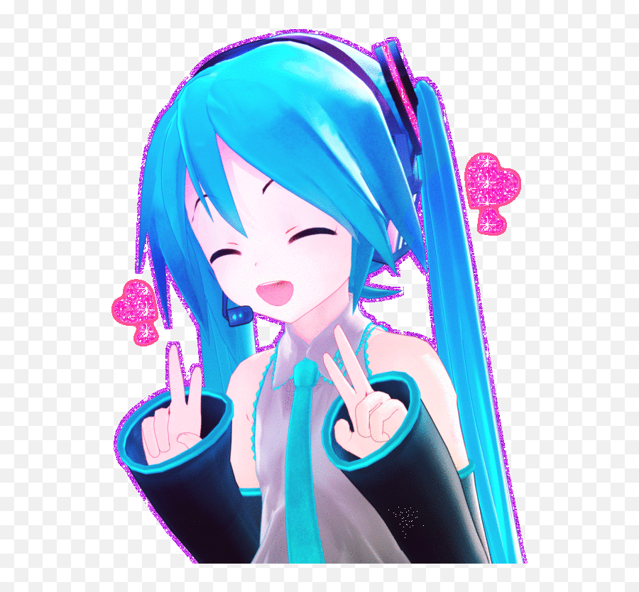 Aesthetic Anime Hatsune Miku - Fictional Character Png,Miku Icon