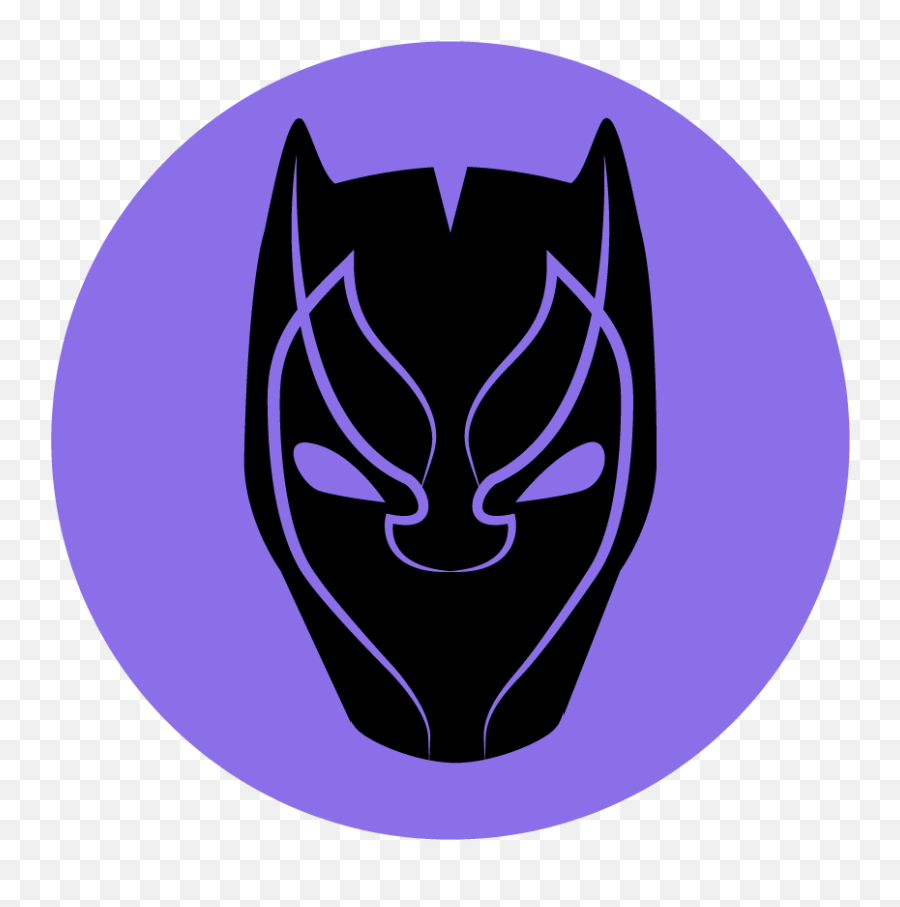 Marvel Black Panther Movie White Mask Emblem Graphic png, su - Inspire  Uplift