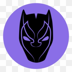 Atlanta Has Pretty Big Presence In The Marvel Universe - Disney Black Panther Purple Logo Transparent png