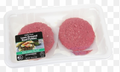 Lean Fat Ground Beef Patties - Patty png