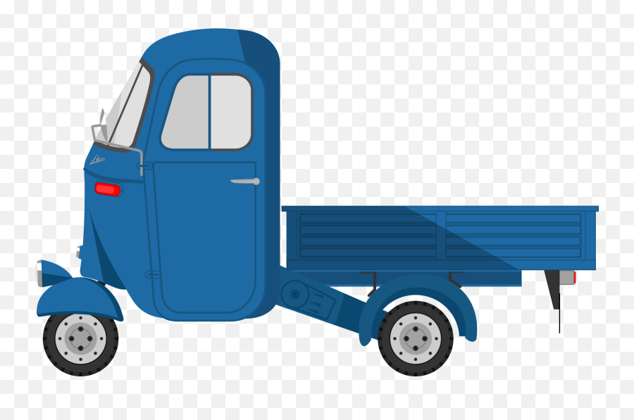 Clipart Cars Blue Transparent Free For - Piaggio Ape Png Clipart,Blue Car Png